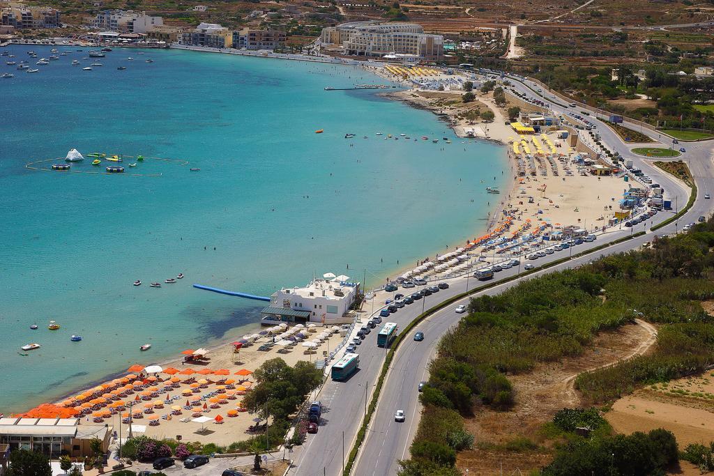 סיינט פול ביי Seashells Apartments With Terrace, Just Off The Seafront In Bugibba - By Getawaysmalta חדר תמונה